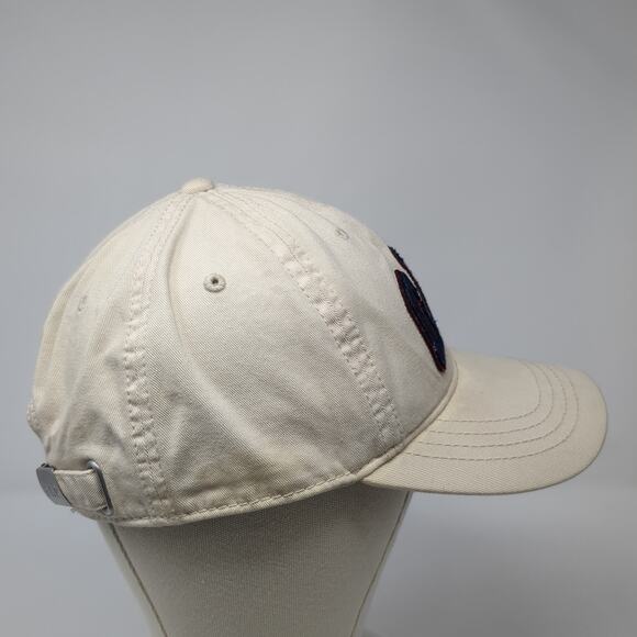 Gap Strapback Baseball Cap Beige Large Adjustable Embroidered 6 Panel Cotton - Picture 5 of 10